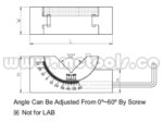 MICRO PLATO ANGULAR AJUSTABLE REF: VAPM-1 - Imagen 2