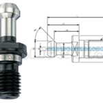 sUJETADOR DE ÁRBOL CONO BT- CON REFRIGERACIÓN TIRANTE PULL STUD BT40 x 45°W REF: BT-516