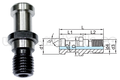 BT-556.png sUJETADOR DE ÁRBOL CONO PARA MAQUINAS OKUMA JIS TIRANTE PULL STUD REF: BT-556 - Imagen 1