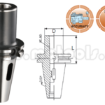 ÁRBOL CONO CAT50 PARA CONO MORSE MTA5-105MM REF: CAT50-MTA5-105