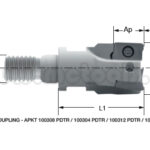 FRESA TIPO TORNILLO DIAM 25MM REF:LT 741 S-W-D025/4