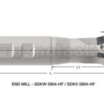 FRESA ALTO AVANCE 25MM X 120 REF:LT 902 W-W-D025/2