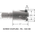 FRESA TIPO TORNILLO DIAM 25MM REF:LT 121 S-W-D040/4