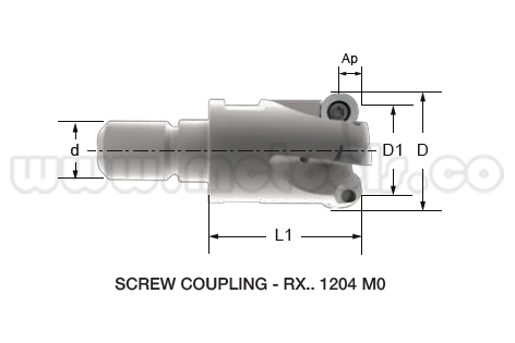 LT-121-S-W-D040-4-1.jpg FRESA TIPO TORNILLO DIAM 25MM REF:LT 121 S-W-D040/4 - Imagen 1