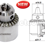 MANDRIL DE LLAVE ACERO INOX DE 0,3 - 6,5MM JT1 REF: 10091