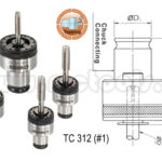 BOQUILLA TC312 DE CAMBIO RAPIDO MACHO M4 x 5MM REF: 312-02