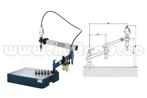 VAT-708.jpg BRAZO PARA ROSCADO NEUMATICO MINI M3-M8 REF: VAT-708 - Imagen 1