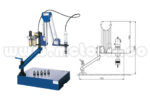BRAZO PARA ROSCADO NEUMATICO M3-M8 REF: VAT-1408