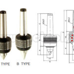 PUNTO GIRATORIO CONO MORSE 5 MT5A RPM 3000 60° REF: VCF-MT5A