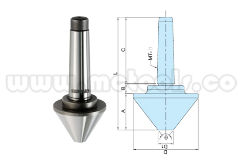 VLC-422.jpg PUNTO GIRATORIO TUBERIA CONO MORSE 4 MT4 RPM 1900 60° REF: VLC-446 - Imagen 1
