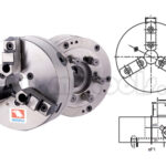 COPA MANDRIL AUTOCENTRANTE 3 MORDAZAS X 200MM (8") REF: KD6-8"