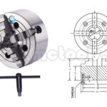 COPA MANDRIL INDEPENDIENTE 4 MORDAZAS X 400MM (16") REF: VKC-16