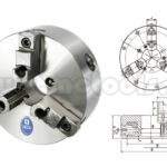 COPA MANDRIL AUTOCENTRANTE DE ALTA PRECISIÓN PARA CNC 3 MORDAZAS X 125MM (5") REF: VSK-5
