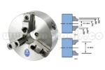 COPA MANDRIL AUTOCENTRANTE DE ALTA PRECISIÓN PARA CNC 3 MORDAZAS X 160MM (6") REF: VSK-6 - Imagen 2