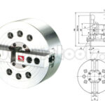 COPA MANDRIL DE 3 MORDAZAS X 135MM 5". PARA CNC REF: NT-205