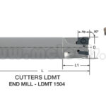 FRESA ALTO AVANCE 32MM X 110 REF: LT 770 W-W-D032/3