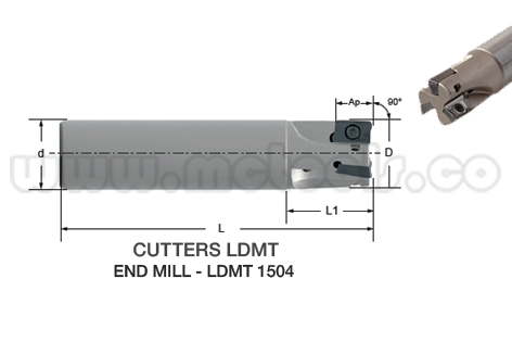 LT-770-W-W-D025-2.jpg FRESA ALTO AVANCE 25MM X 100 REF: LT 770 W-W-D025/2 - Imagen 1