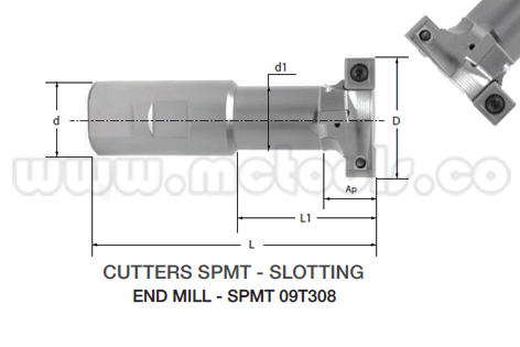LT-400-09-W-W-D032-2.jpg FRESA ALTO AVANCE 32MM X 88 REF: LT 400-09 W-W-D032/2 - Imagen 1