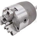 COPA MANDRIL MANUAL PARA ROTACIÓN TRASERA CONTRA PUNTA DE 3 MORDAZAS (2 PCS) COMPUESTA 3-860-0500P DIAMETRO DE 5" 125MM CONO MORSE MT4