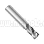 ESCARIADOR FRESA VERTICAL EN TUNGSTENO SOLIDO DE 4FILOS,  PUNTA PLANA, STANDARD 15/64 4 FLUTE SOLID CARBIDE, SINGLE END TMX END MILL 1-100-4023