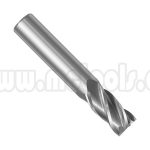 ESCARIADOR FRESA VERTICAL EN TUNGSTENO SOLIDO DE 4FILOS,  PUNTA PLANA 9 MM (.3543") 4 FLUTE SOLID CARBIDE TMX END MILL 1-180-4009