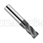 ESCARIADOR FRESA VERTICAL EN TUNGSTENO SOLIDO DE 4FILOS,  PUNTA PLANA, CON RECUBRIMIENTO 6 MM (.2362") 4 FLUTE SOLID CARBIDE TMX END MILL 1-182-4006