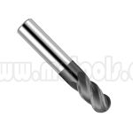 ESCARIADOR FRESA VERTICAL EN TUNGSTENO SOLIDO DE 4FILOS,  PUNTA REDONDA, CON RECUBRIMIENTO 7/8" 4 FLUTE SOLID CARBIDE BALL NOSE TMX END MILL 1-104-4087